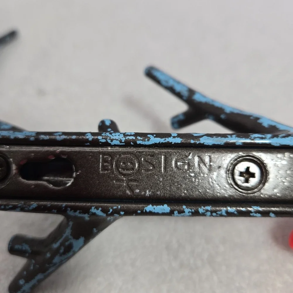 Bosign 3 Piece Tree Branch Wall Hanger Hooks Powder Blue Gunmetal Key Coat Hook